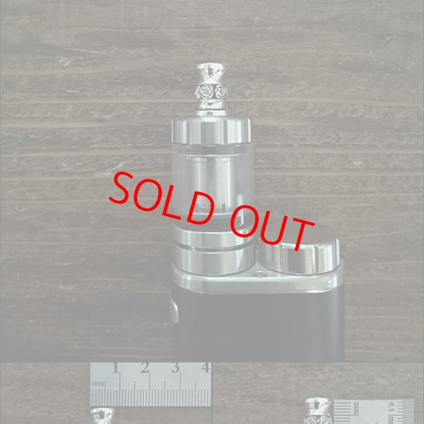 画像2: MOB FACTORY 薔薇 ドリップチップ 510規格 シルバー925製 (2)