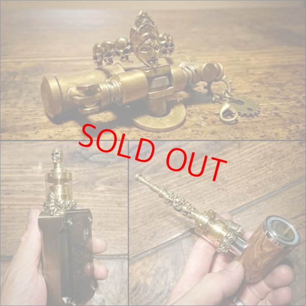 画像2: MOB FACTORY カーリーアトマリング 真鍮製 (2)