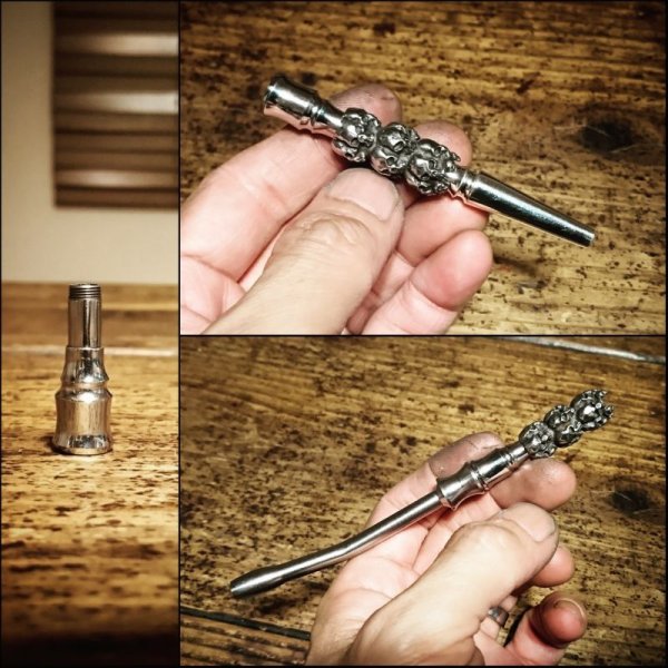 画像2: MOB FACTORY ドリップチップ(510規格)接続パーツ 真鍮製 (2)