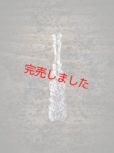 画像1: MOB FACTORY NEW 薔薇 ホルダー 丹銅製 (1)