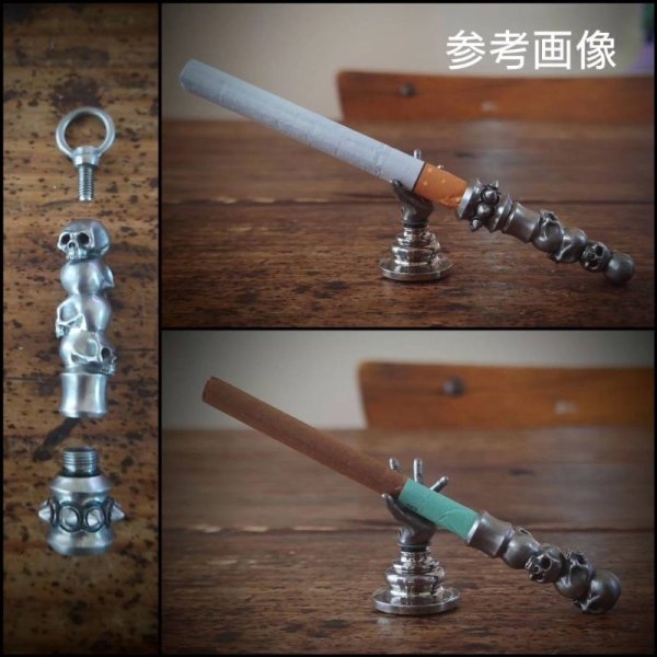 画像2: MOB FACTORY  カルテットスカルホルダーセット スリム・コニカル兼用 ステンレス316製 (2)