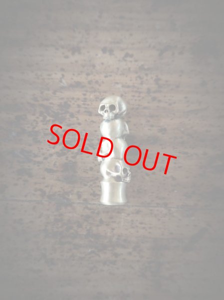 画像3: MOB FACTORY  カルテットスカルホルダーセット スリム・コニカル兼用 真鍮製 (3)