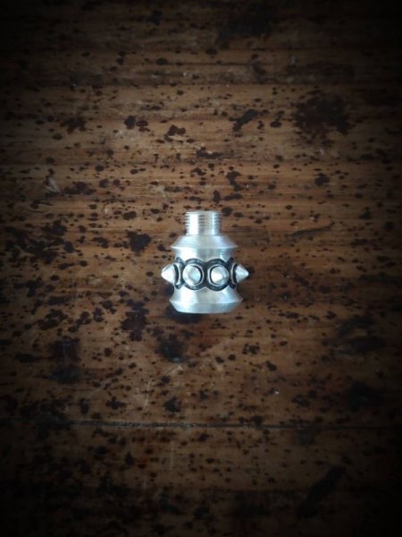 画像4: MOB FACTORY  カルテットスカルホルダーセット スリム・コニカル兼用 シルバー925製 (4)