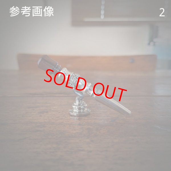 画像2: MOB FACTORY 火吹き棒吹き口パーツ 黒檀製 06-2 (2)