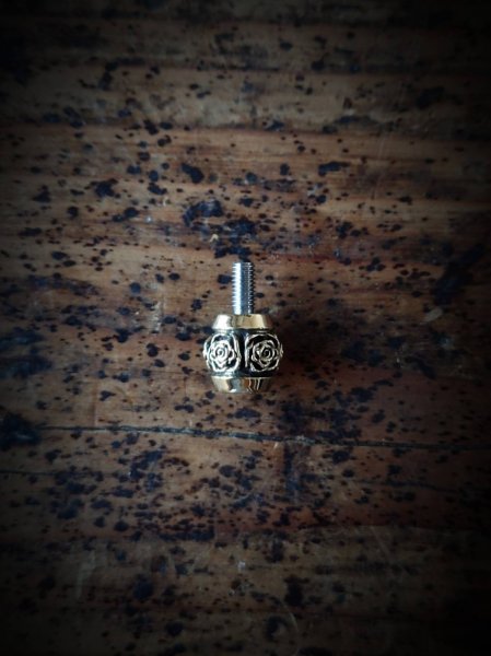 画像1: MOB FACTORY 薔薇 Ｍ3スタンドオフ 真鍮製 （ネジ山SUS304） (1)